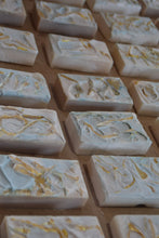 Load image into Gallery viewer, Abstract soaps white with light blue + 36 pcs