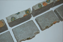 Load image into Gallery viewer, Bachelorette Party, Souvenirs, Rustic Flower Soap in Blue & Beige Tones ✿❃ 10 pcs