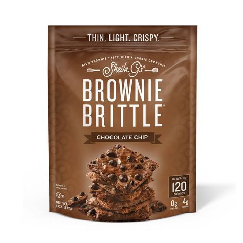 Sheila G's Brownie Brittle, Galletas Delgadas y Crujientes con Chispas de Chocolate - 5oz